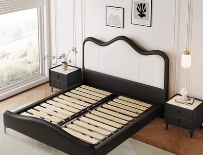 Badham King Size / Super King Size Bed, Leather