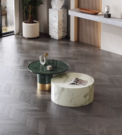 Bain Coffee Table Set, Marble
