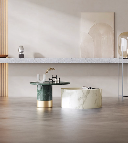 Bain Coffee Table Set, Marble