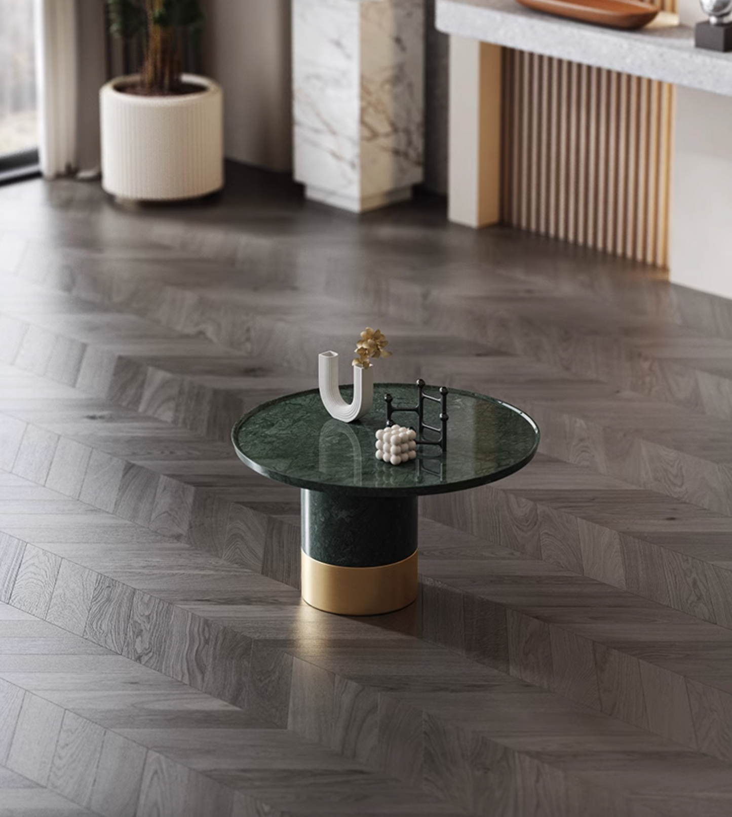 Bain Coffee Table Set, Marble