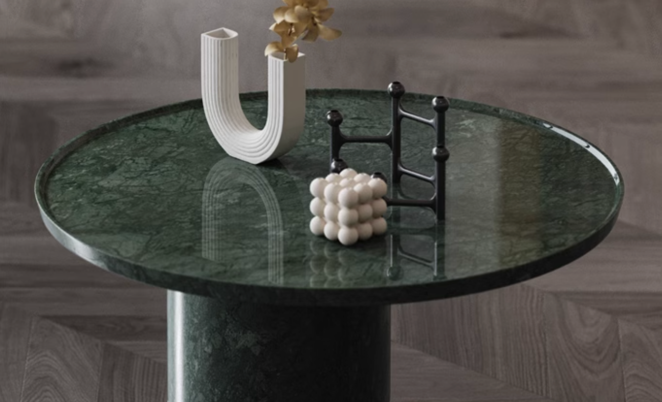 Bain Coffee Table Set, Marble