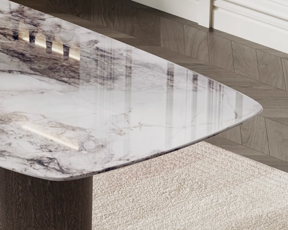 Cameron Dining Table, Marble