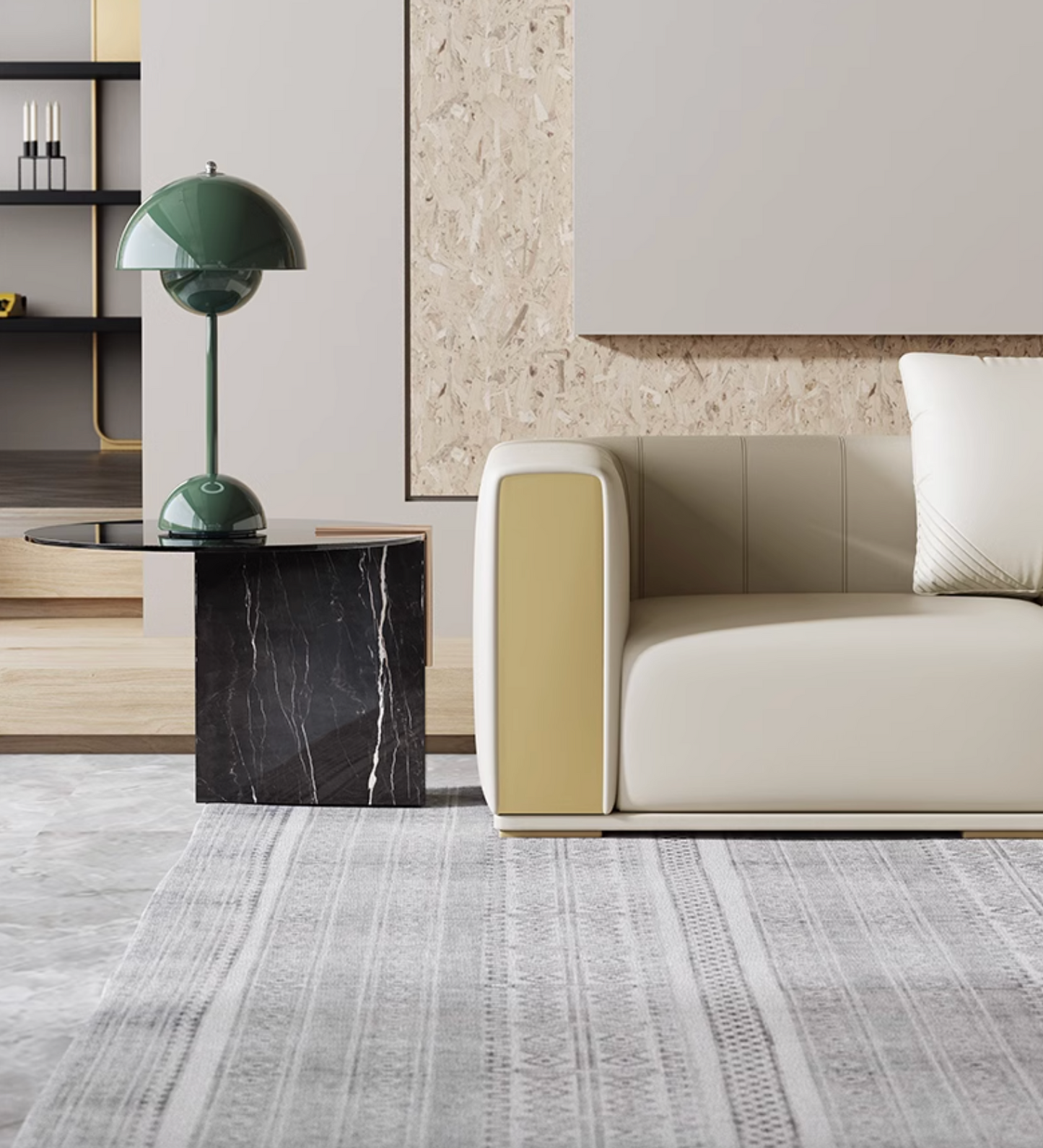 Daly Three Seater Sofa, Real Leather-DC Concept-DC Concept