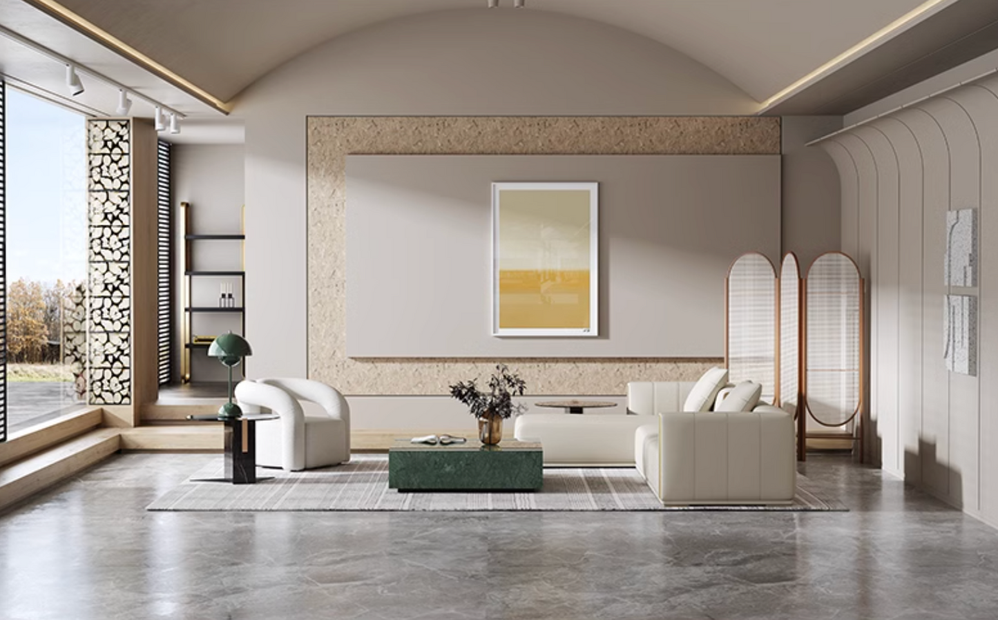 Daly Three Seater Sofa, Real Leather-DC Concept-DC Concept