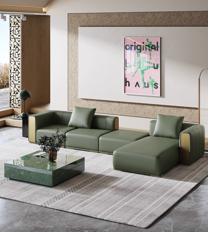 Daly Three Seater Sofa, Real Leather-DC Concept-DC Concept