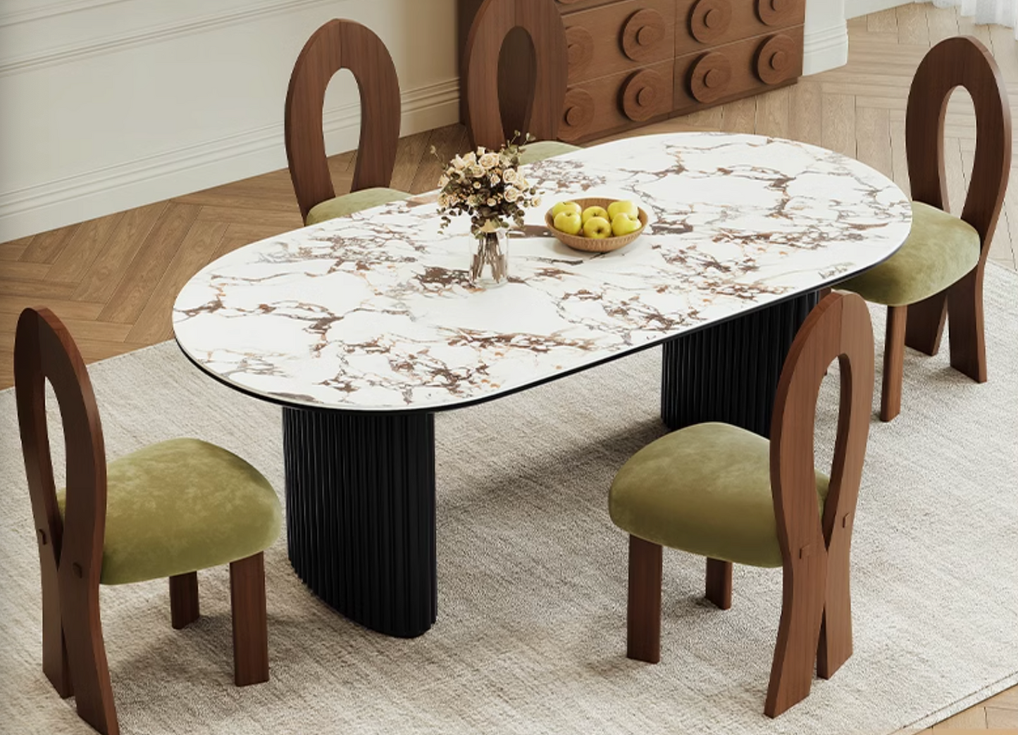Escobar Dining Table, Sintered Stone