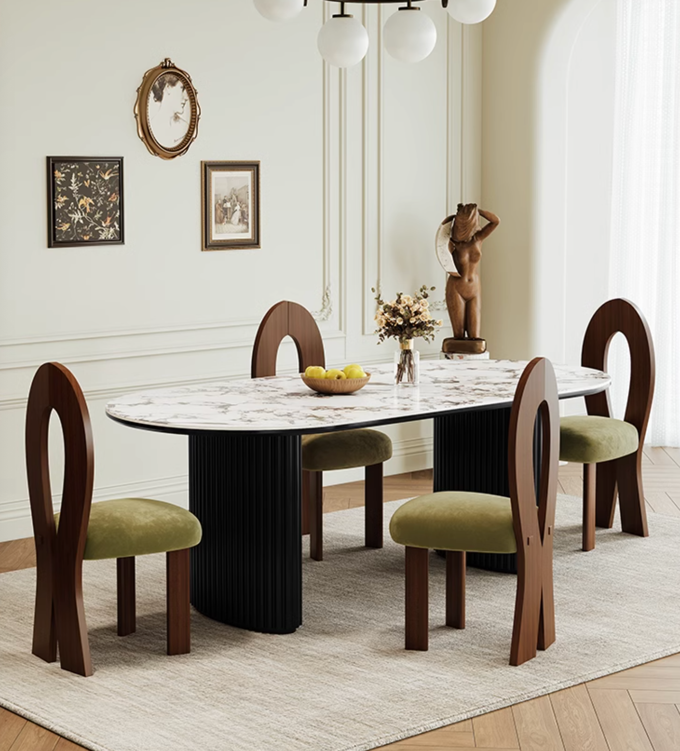 Escobar Dining Table, Sintered Stone