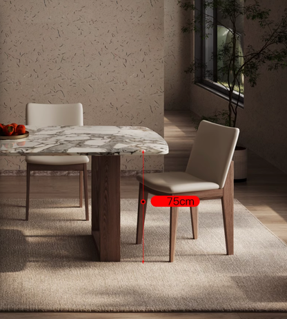 Donovan Dining Table, Marble