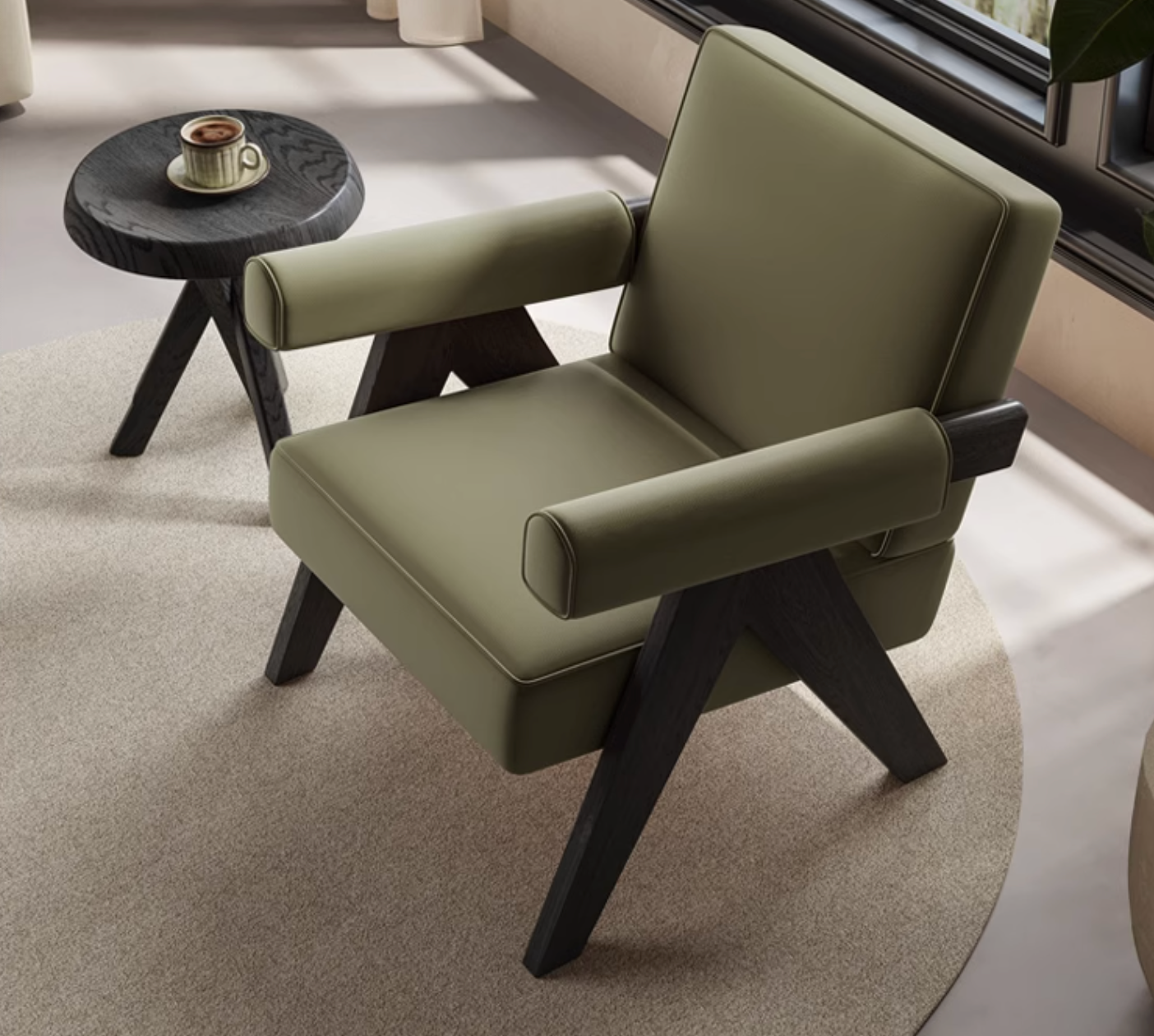 Deirdre Armchair, Leather