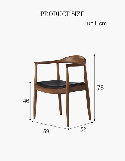 Classical Kennedy Dining Chair, Dark Oak