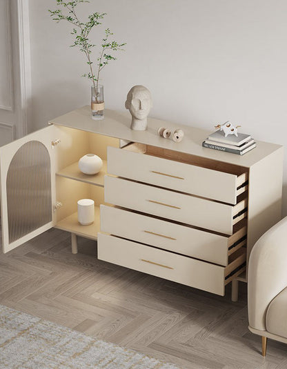 Clear Single Door Sideboard, Four Layers｜ DC Concept