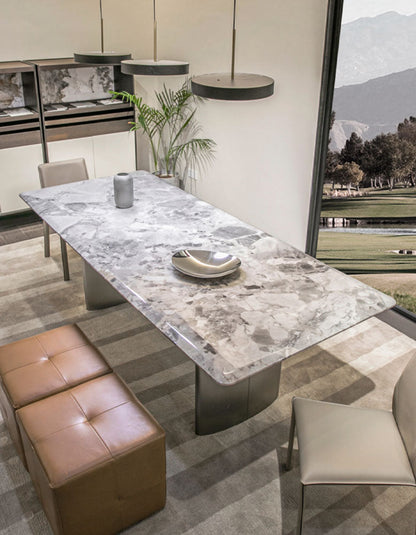Natural Marble Dining Table｜ DC Concept