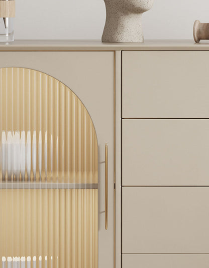 Clear Single Door Sideboard, Four Layers-DC Concept-DC Concept