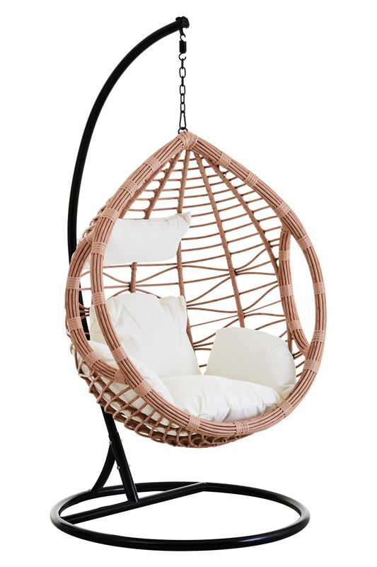 Goa Natural Rattan Effect Hanging Chair