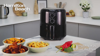 Hamilton Beach SimpliFry 4.2L Manual Air Fryer
