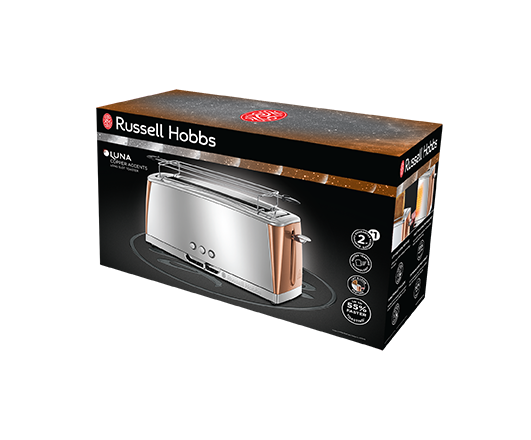 Russell Hobbs Luna Long- Slot 2 Slice Toaster