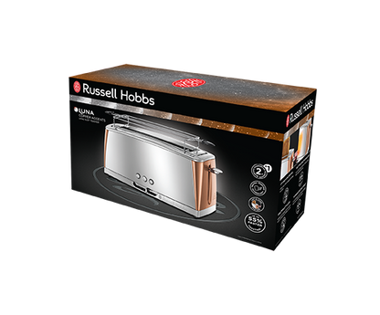Russell Hobbs Luna Long- Slot 2 Slice Toaster
