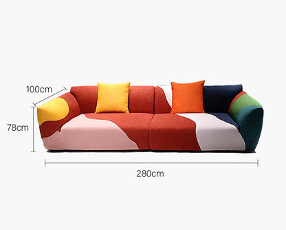 Harry Two Seater Sofa, Linen