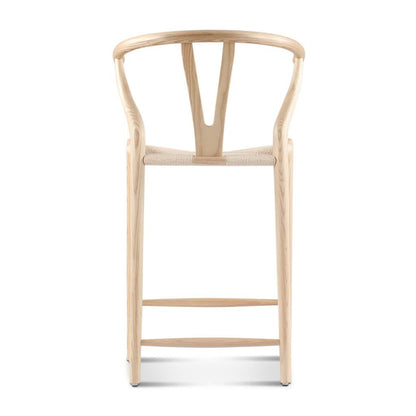 Wishbone Bar Stool Black Ash｜ DC Concept